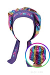 Kaleidoscope Kids Satin Bonnet - Rainbow