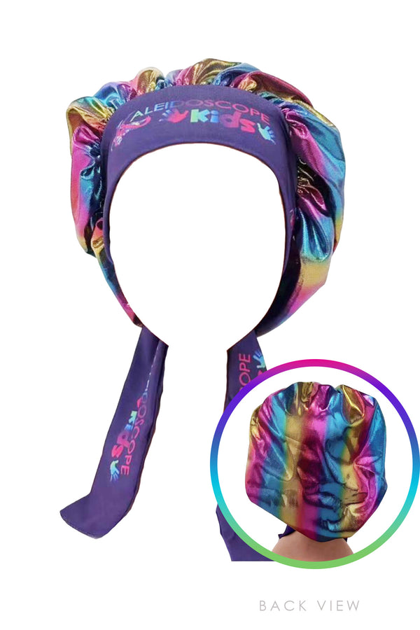Kaleidoscope Kids Satin Bonnet - Rainbow