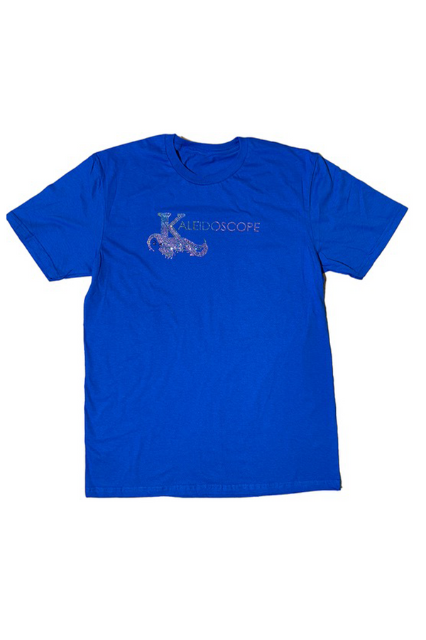 Kaleidoscope Bling Tee - Blue