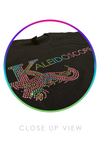 Kaleidoscope Bling Tee - Black