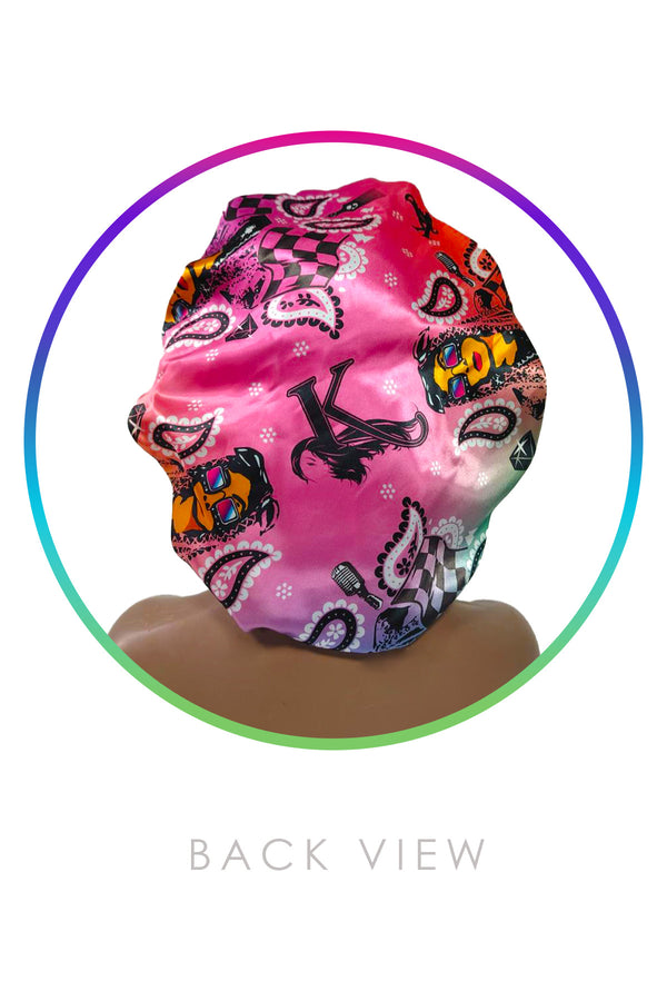 Kaleidoscope x Da Brat Bandana Satin Bonnet