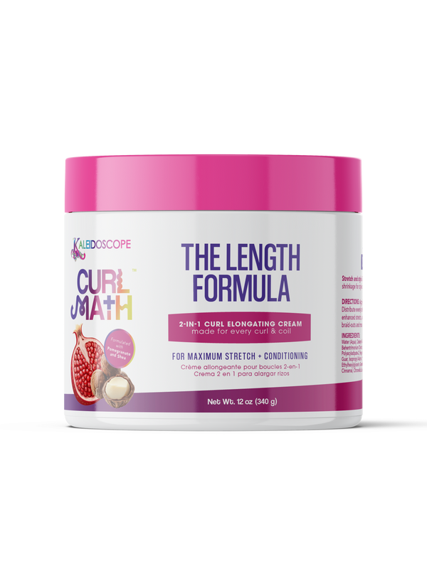 Curl Math The Length Formula - 2-in-1 Curl Elongating Cream 12oz
