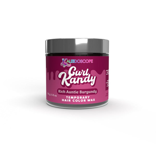 Curl Kandy Rich Auntie Burgundy - Temporary Hair Color Wax 6oz