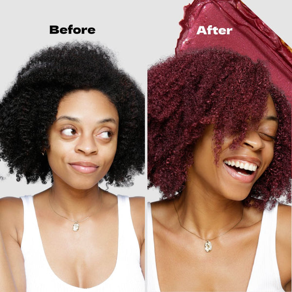 Curl Kandy Rich Auntie Burgundy - Temporary Hair Color Wax 6oz