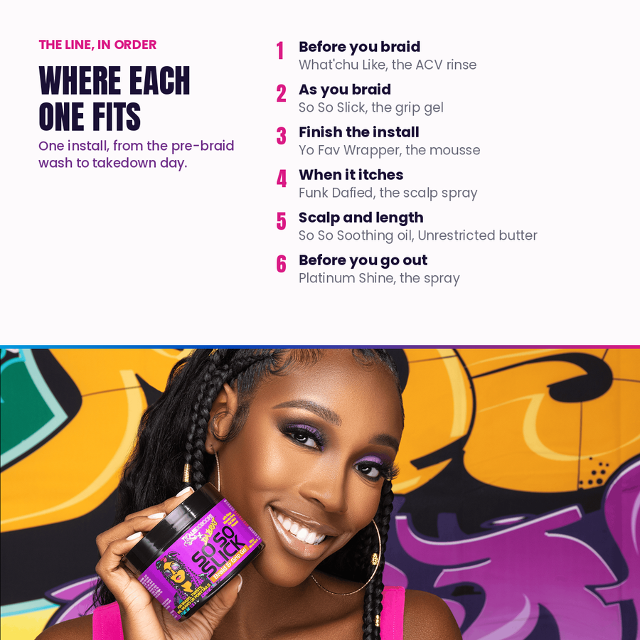 Da Brat So So Slick - Braid and Grip Gel 8oz