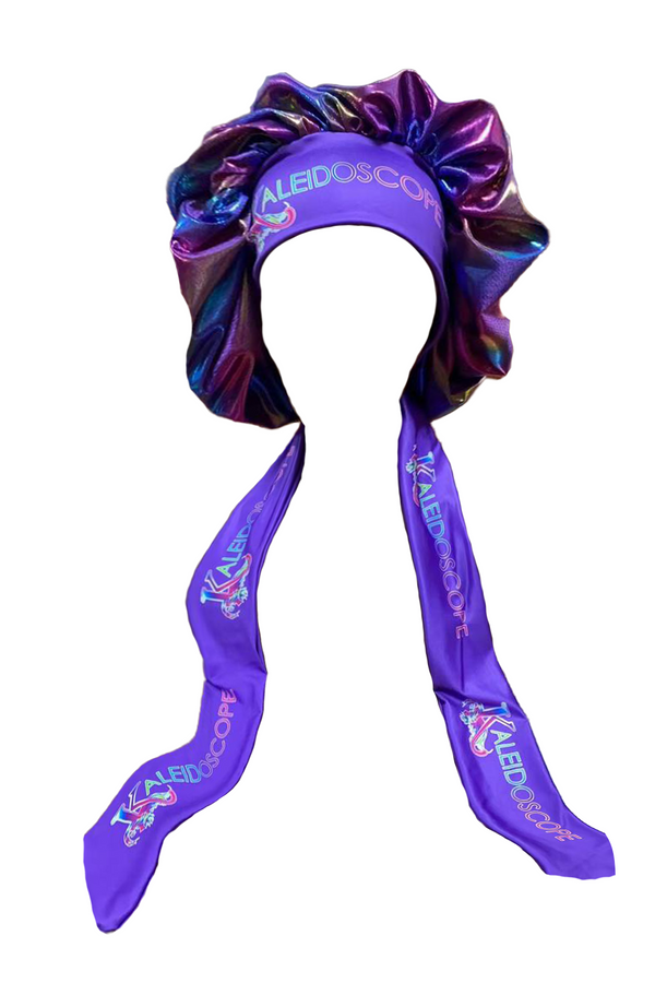 Unikorn Rainbow Satin Bonnet
