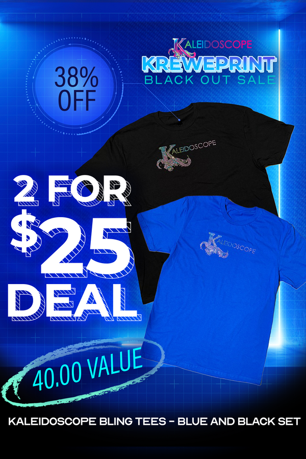 2 for $25 Deal - Kaleidoscope Bling Tees - BF25