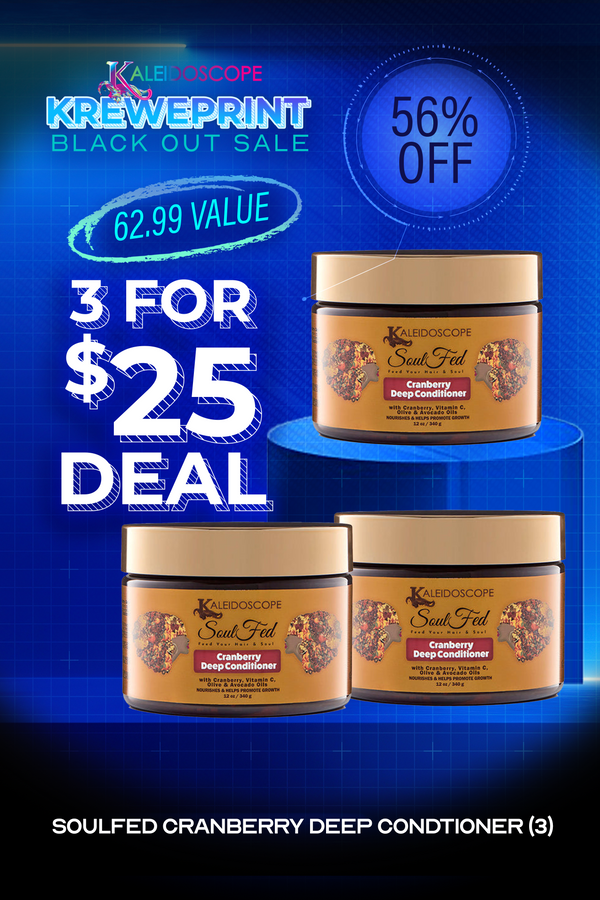 3 for $25 - Soulfed Cranberry Deep Conditioner - BF25