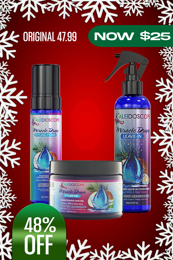 $25 Deal - Miracle Drops Style Gel + Miracle Style Foam + Miracle Leave In