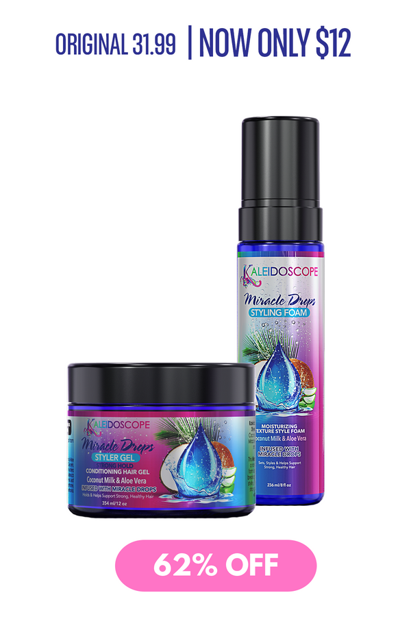 $15 - Miracle Drops Styler Foam + Styler Gel -Bday Sale
