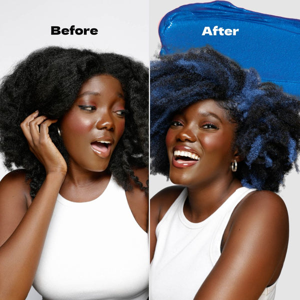 Curl Kandy Miracle Drop Blue - Temporary Hair Color Wax 6oz