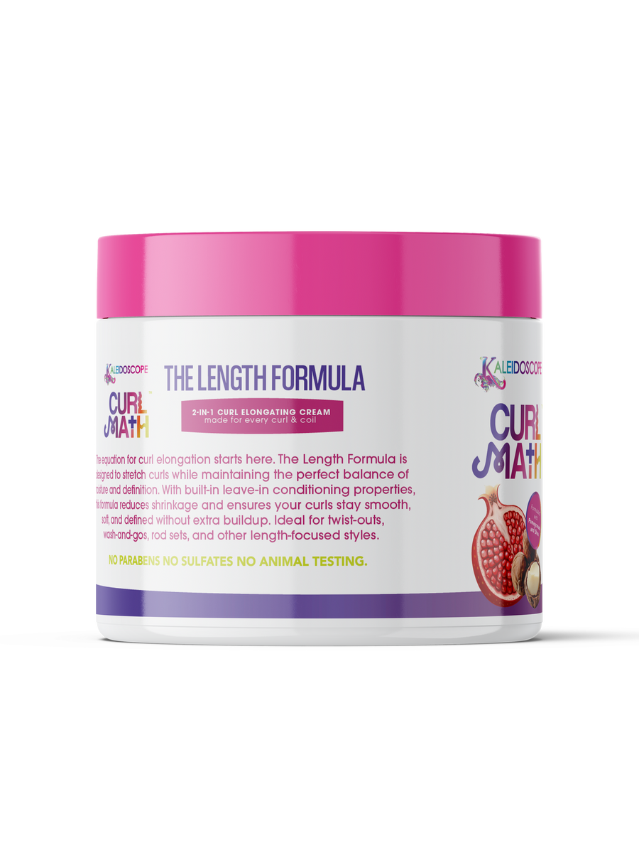 Curl Math The Length Formula - 2-in-1 Curl Elongating Cream 12oz