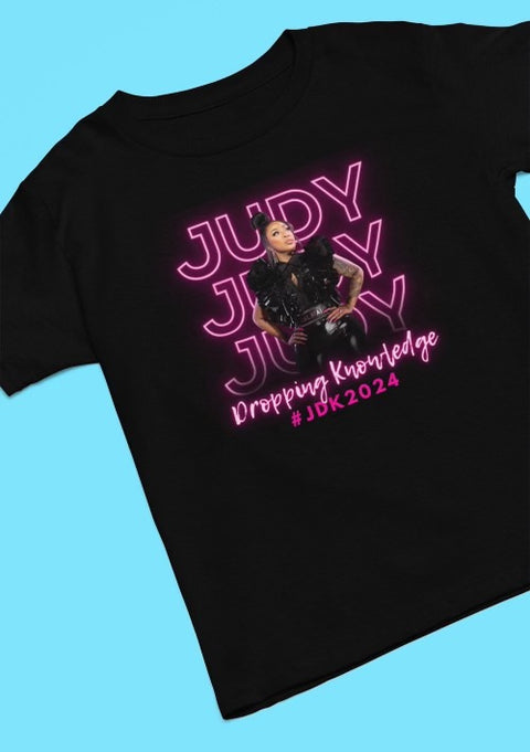 JDK TEE - Judy Dropping Knowledge Neon