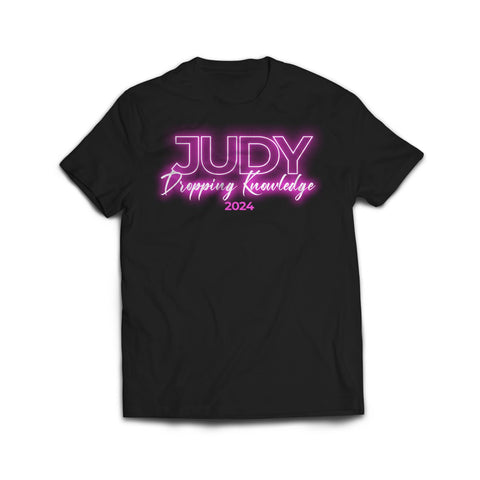 JDK TEE - Judy Dropping Knowledge Logo