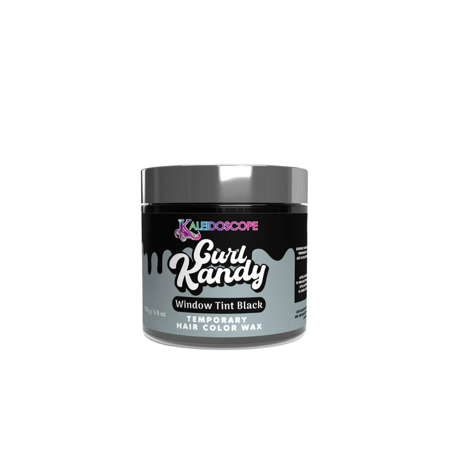 Curl Kandy Window Tint Black - Temporary Hair Color Wax 6oz