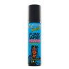 Da Brat Funkdafied Soothing Braid & Scalp Spray, Blue wrap label with black top, Kaleidoscope x Da Brat Logo & Illustration of Da Brat on front