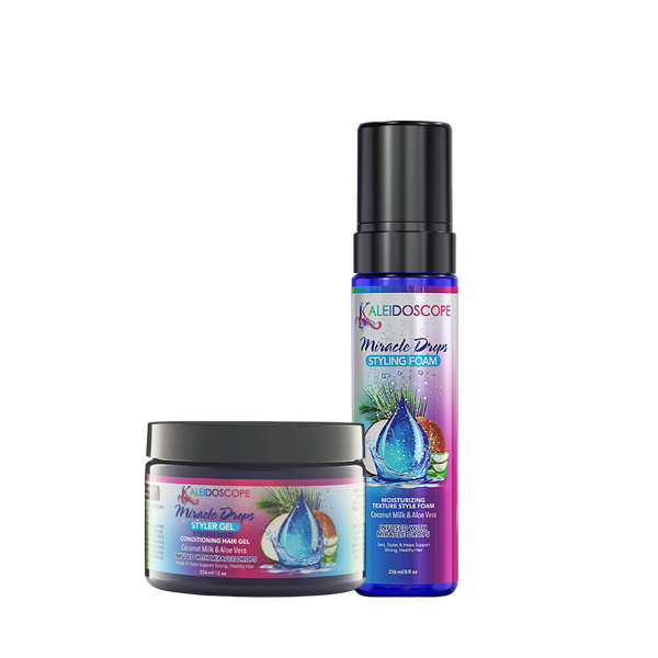 $15 - Miracle Drops Styler Foam + Styler Gel -Bday Sale