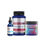Rooted in Growth Trio | Miracle Drops, KaleidoGrow Vitamins & 3-Minute Mask