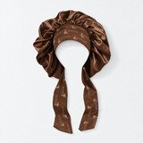 Beaurtiful Brown SoulFed Satin Bonnet