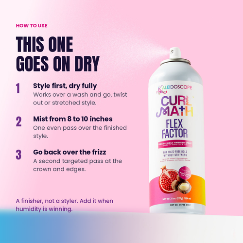 Curl Math Flex Factor - Flexible Holding Spray 8oz