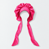 Pink Kaleidoscope Satin Bonnet