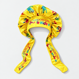 Kaleidoscope Kids Satin Bonnet - Yellow