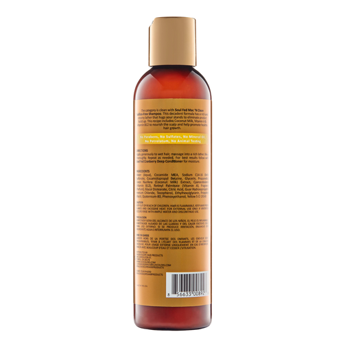 SoulFed Mac 'N Clean - Sulfate-Free Shampoo 8oz