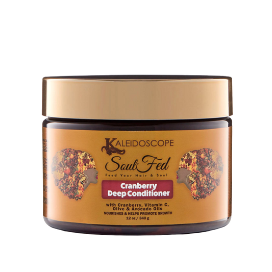 SoulFed Cranberry Deep Conditioner Front Photo, Brown Jar