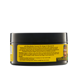 black jar with yellow wrap label, ingredients on back & Da Brat Illustration