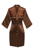 Beaurtiful Brown SoulFed Satin Robe